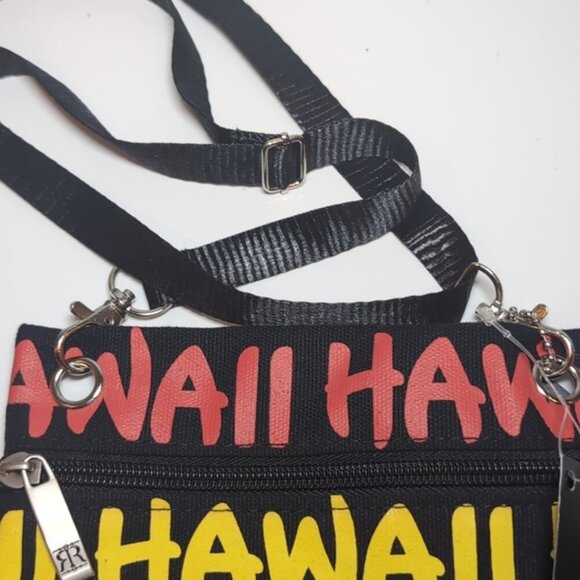NEW Robin Ruth Hawaii Crossbody Bag Colorful Print Travel Pouch Purse Souvenir - Picture 4 of 9